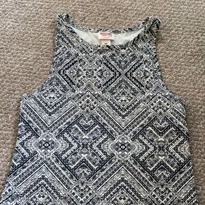 Mossimo tribal print crop top